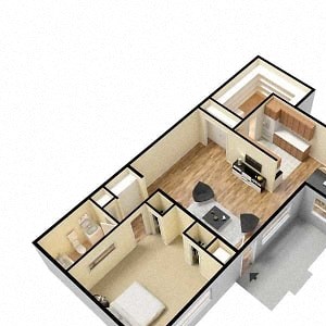 One bedroom apartment in Allentown